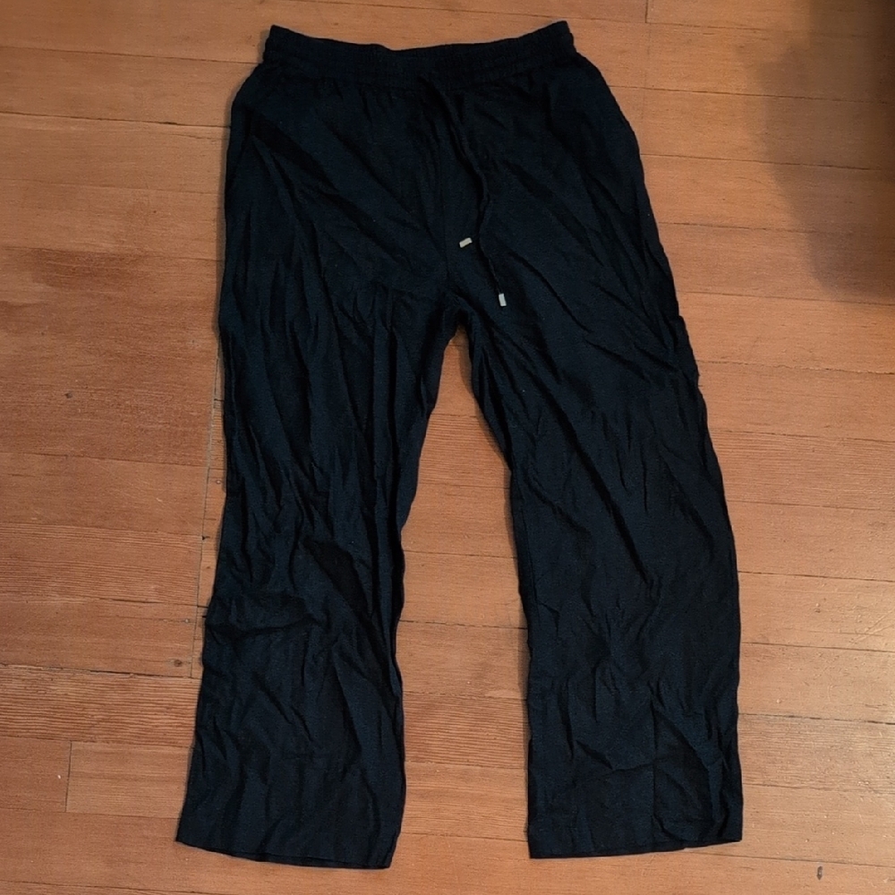 Zara Women's Linen Pants Wide Leg